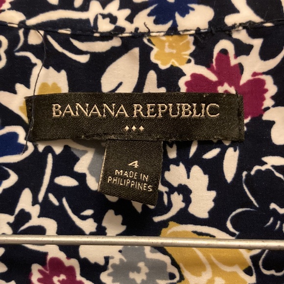 Floral banana republic tie-front dress - Picture 3 of 7